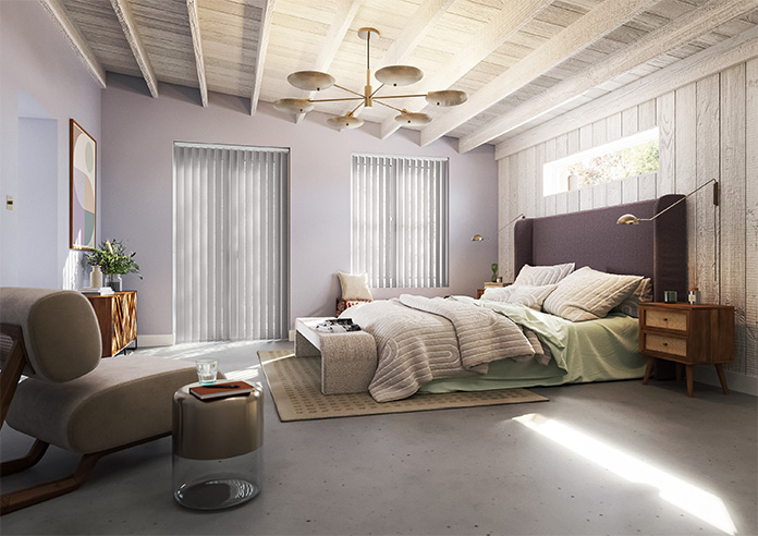 Flourish, Winter Grey - Vertical Blind - Image 7